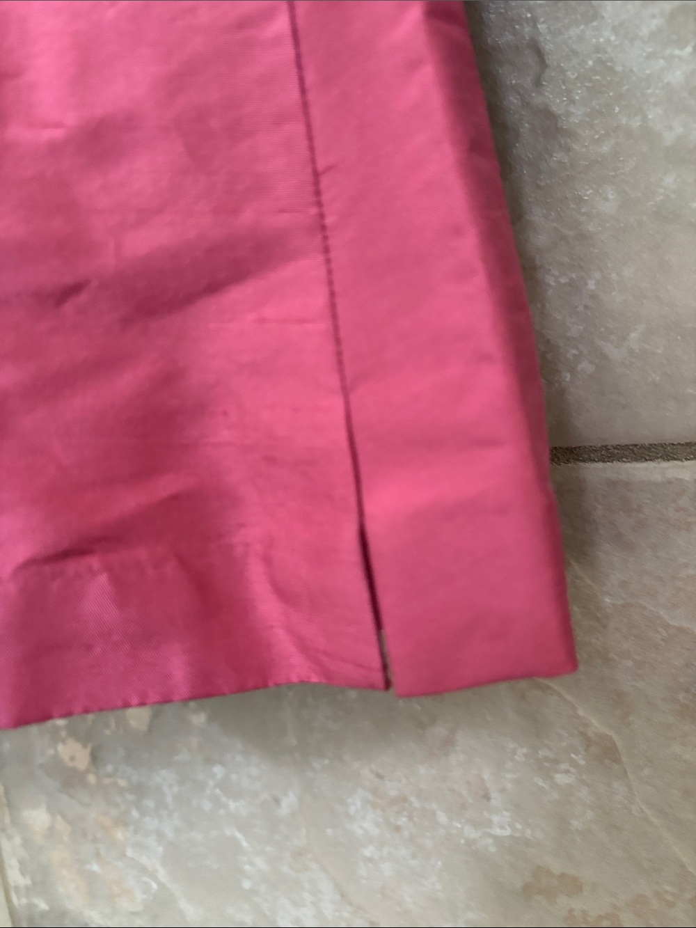 Charter Club Raspberry Button-Down Silk Blouse - Picture 6 of 6